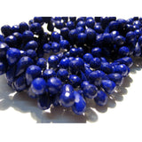 7x10 mm Lapis Lazuli Faceted Tear Drop Beads, Lapis Lazuli Faceted Briolettes