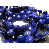 10-12 mm Blue Lapis Lazuli Faceted Heart Beads, Lapis Lazuli Heart Shaped Beads