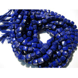 6-7 mm Lapis Lazuli Faceted Box Beads, Lapis Lazuli Cubes, Lapis Lazuli