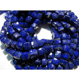 6-7 mm Lapis Lazuli Faceted Box Beads, Lapis Lazuli Cubes, Lapis Lazuli