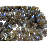 7x12 mm Labradorite Plain Drop Beads, Blue Fire Gem Stone Beads, labradorite