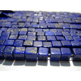 5 mm Lapis Lazuli Plain Box Beads, Natural Lapis Lazuli Cube Beads, Lapis Lazuli