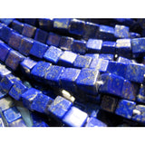 5 mm Lapis Lazuli Plain Box Beads, Natural Lapis Lazuli Cube Beads, Lapis Lazuli