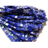 5 mm Lapis Lazuli Plain Box Beads, Natural Lapis Lazuli Cube Beads, Lapis Lazuli