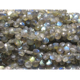 8 mm Labradorite Faceted Heart Beads, Labradorite Fire Gem Stone, Labradorite