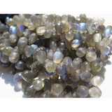 6x9 mm Labradorite Faceted Tear Drop Beads, Labradorite Fire Gem Stone