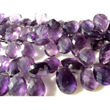 12x9 mm To 14x10 mm Amethyst Micro Faceted Pear Shape Briolettes, Amethyst Pear