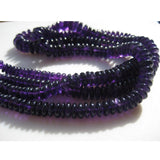7-10mm Amethyst Plain German Beads, Amethyst Spacer Beads, Amethyst Tyre Beads