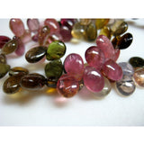 6x8mm Multi Tourmaline Plain Pear Beads, Multi Tourmaline Plain Pear Beads