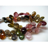 6x8mm Multi Tourmaline Plain Pear Beads, Multi Tourmaline Plain Pear Beads