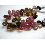 6x8mm Multi Tourmaline Plain Pear Beads, Multi Tourmaline Plain Pear Beads