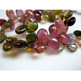 6x8mm Multi Tourmaline Plain Pear Beads, Multi Tourmaline Plain Pear Beads