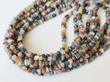 3-4mm Multi Color Diamond Beads Natural Loose Diamond(8IN To 16IN Option)-PDD281