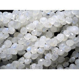 7 mm Rainbow Moonstone Faceted Onion Beads, Natural Moonstone Onion Beads