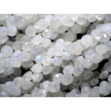 9 mm Rainbow Moonstone Faceted Onion Beads, Natural Moonstone Onion Beads