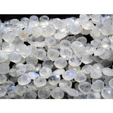 8 mm Rainbow Moonstone Faceted Heart Beads, Rainbow Moonstone Beads, Rainbow