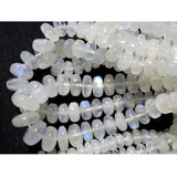 5-6mm Rainbow Moonstone Plain Rondelle Beads, Rainbow Moonstone Plain Beads