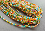 2.5mm Colorful Opal Beads, Rare Enhanced  Round For Jewelry (8IN To 16IN Option)