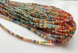 3-5mm Colorful Opal Beads, Rare Enhanced  For Jewelry (8IN To 16IN Option)