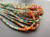 3-5mm Colorful Opal Beads, Rare Enhanced  For Jewelry (8IN To 16IN Option)