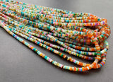 3-5mm Colorful Opal Beads, Rare Enhanced  For Jewelry (8IN To 16IN Option)