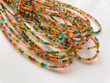 2.5mm Colorful Opal Beads, Rare Enhanced  Round For Jewelry (8IN To 16IN Option)