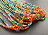 3-5mm Colorful Opal Beads, Rare Enhanced  For Jewelry (8IN To 16IN Option)