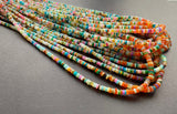 3-5mm Colorful Opal Beads, Rare Enhanced  For Jewelry (8IN To 16IN Option)