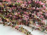 3-6mm Multi Tourmaline Sticks Side Drilled Designer For Necklace (8IN To 16IN )