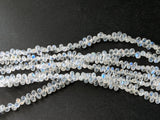 2x3-3x4mm Rainbow Moonstone Natural Faceted Tear Drop For Jewelry(4IN To 8IN)