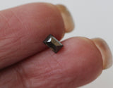 4.9x3.1mm Salt And Pepper 0.35 Cts Faceted Baguette Diamond For  Ring Jewelry