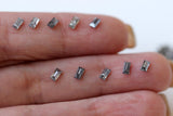 Salt And Pepper Baguette Diamond, 4x2mm MELEE Diamond for Ring (1Pc-5Pcs)-PDD343