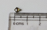 Faceted Brown Kite Shaped Diamond, Natural 5.9x4.4mm, Table Cut Diamond-PVD48