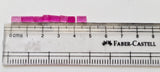 5-7mm Pink Tourmaline Smooth Rectangle Cabochons, Natural Plain Flat Back