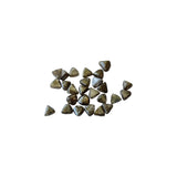 3.5-4mm Brown Trillion Shaped Natural Flat Diamond Crystals, Natural Light Brown