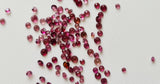 2-3mm Pink Tourmaline Round Cut Gemstones, Loose Pink Solitaire / Brilliant Cut