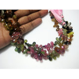 6x8mm Multi Tourmaline Faceted Pear Beads, Multi Tourmaline Faceted Gemstones