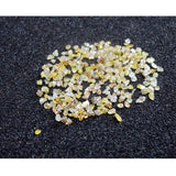 1-2mm Yellow Drilled Uncut Diamond Drilled Chips For Jewelry (1Ct To 10Ct)