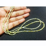 3-5mm Yellow Diamonds, Raw Diamonds, Conflict Free Diamond, Rough Diamond Tumbles For Jewelry (4IN To 16IN Options), 3-5 MM