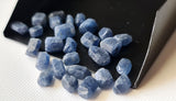 Natural Blue Sapphire Rough, Un Drilled Raw Sapphire for Jewelry, 5.5-8mm, 5 Pcs