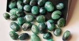 Natural Emerald Plain Smooth Gemstones, Loose Emerald Rough Oval Shape Undrilled