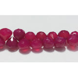 7 mm Pink Chalcedony Onion Beads, Pink Onion Briolettes For Jewelry, Pink