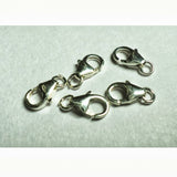 8 mm Each Sterling Silver Lobster Clasp Silver Fish Clasp Sterling Finding