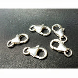 8 mm Each Sterling Silver Lobster Clasp Silver Fish Clasp Sterling Finding