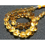 5-7 mm Citrine Faceted Onion Briolettes, Citrine Onion Beads, Natural Citrine