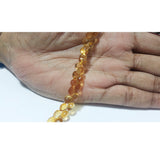 5-7 mm Citrine Faceted Onion Briolettes, Citrine Onion Beads, Natural Citrine