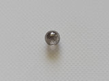 Rare Gray Diamond Ball Plain, Natural Gray Smooth Polished Round Diamond Ball