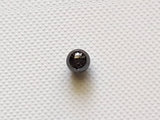 Rare Black Diamond Ball Plain, Natural Black Smooth Polished Round Diamond Ball