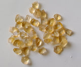 Citrine Rough, Raw Natural Citrine, Loose Citrine Gems Undrilled 10-12mm