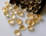 Citrine Rough, Raw Natural Citrine, Loose Citrine Gems Undrilled 10-12mm